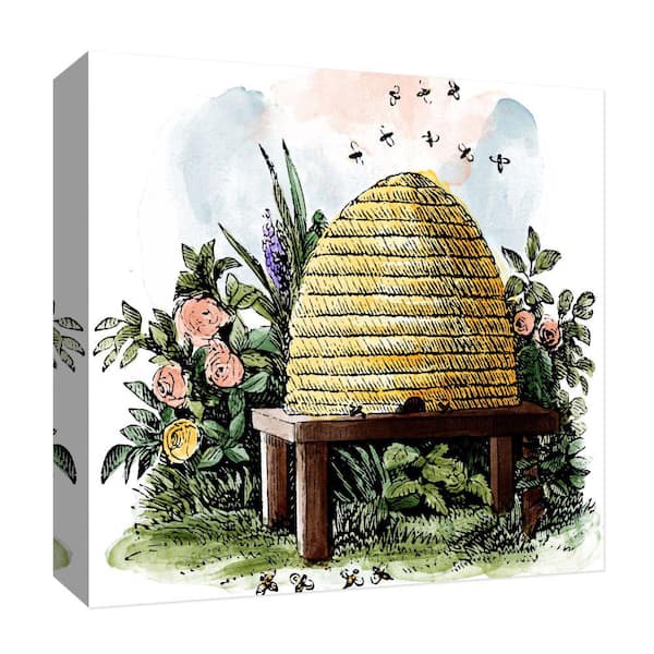 PTM Images Honey Factory'' Canvas Abstract Wall Art 15 in. x 15 in.