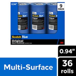 ScotchBlue 0.94 in. x 60 yds. Original Multi-Use Painter's Tape (9-Pack) (Case of 4)