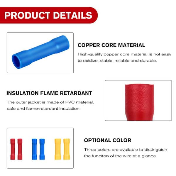 200PCS Solder Seal Wire Connectors, Duogalia AWG 18-16 Green Heat Shrink Butt Connectors Waterproof Insulated Wire Splice Terminals For Marine Automotive Boat Wire Joint