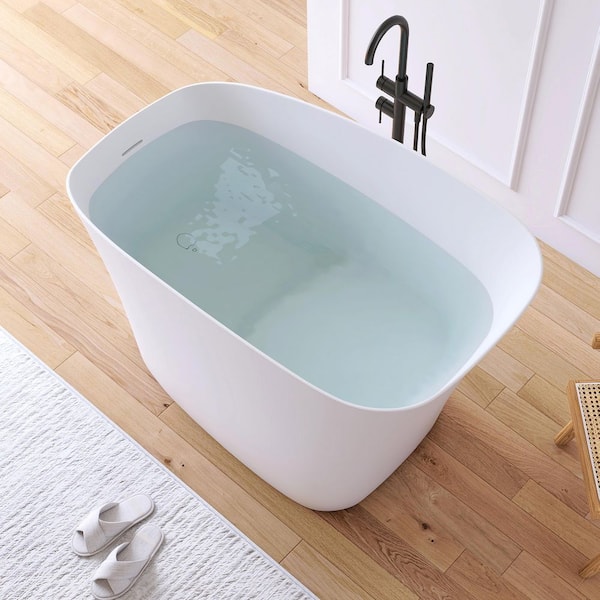 MEDUNJESS 51 in. x 29 in. Stone Resin Solid Surface
