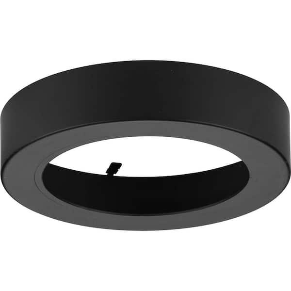 Progress Lighting Everlume Collection 5 in. Black Edgelit Round Trim Ring