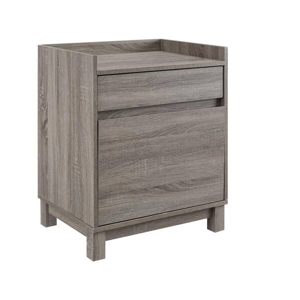 Linon Home Decor Tracey Gray File Cabinet