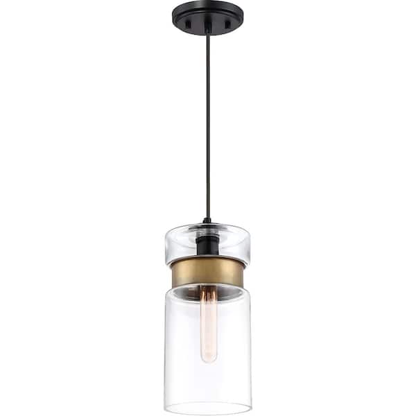 Quoizel Gathering 1-Light Mystic Black Mini Pendant