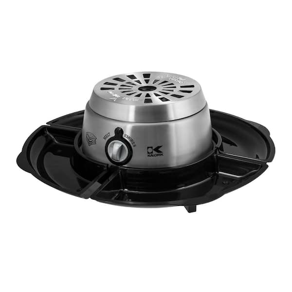 KALORIK 2-in-1 Stainless Steel Chocolate Fondue and S'Mores Maker