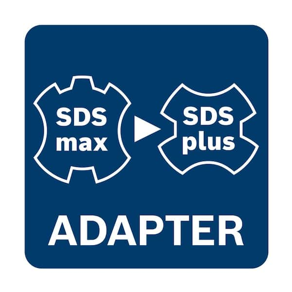 SDS-Max to SDS-Plus Adapter for Rotary Hammers