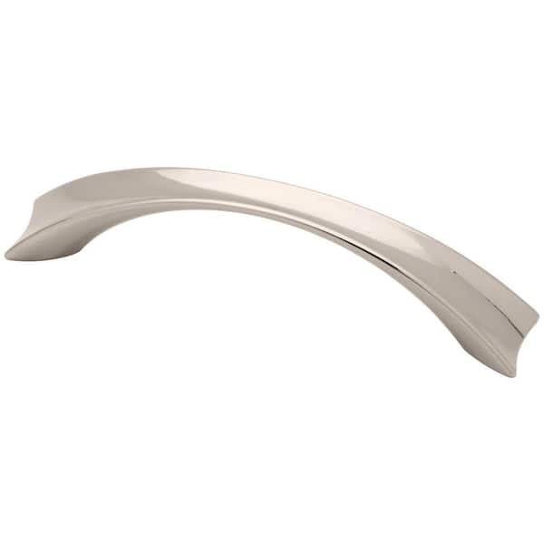 Liberty Gio 3-3/4 in. (96mm) Center-to-Center Polished Nickel Drawer Pull