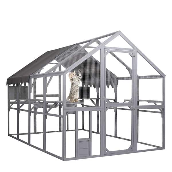 Cat run hot sale cage