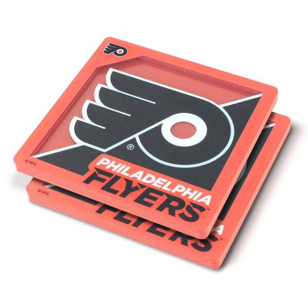 YouTheFan NHL Philadelphia Flyers 3D Logo Series Coasters 4601624 - The ...