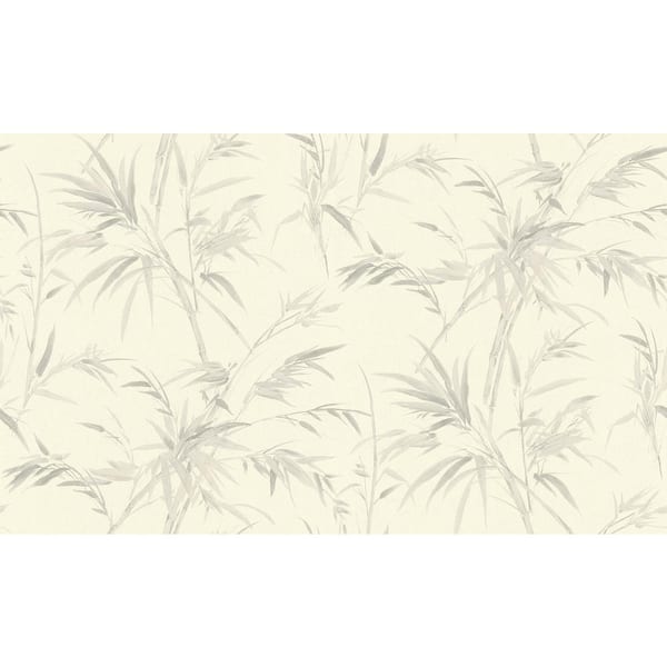 Advantage Botanical Light Grey Wallpaper Sample