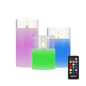 Aura LED Color Candle Flameless LED Candle (3-Pack)
