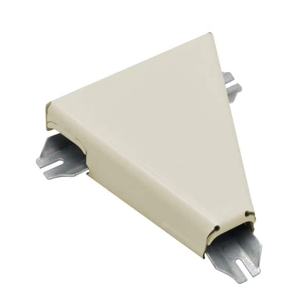 Wiremold 500 Series Metal Surface Raceway T-Fitting, Ivory