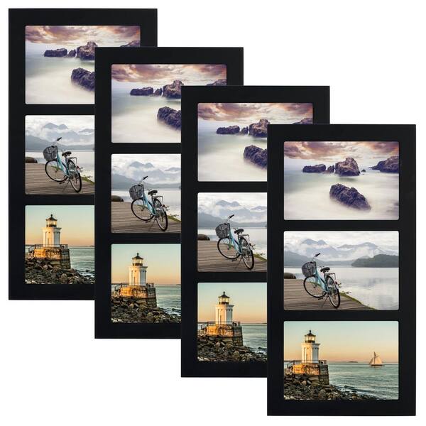 Malden International Designs 2-Open Happy Place Picture Clip Stick Brown- 4 Count