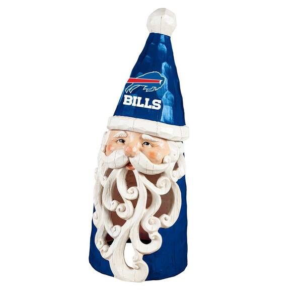Team Sports America Buffalo Bills Santa LED Christmas Garden Statuary, 26 in.