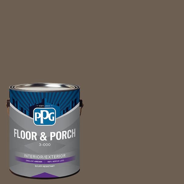 PPG 1 gal. PPG15-18 Introspective Satin Interior/Exterior Floor and Porch Paint