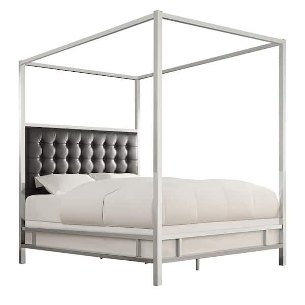 HomeSullivan Taraval Black King Canopy Bed