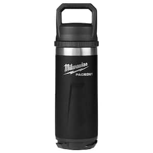 PACKOUT Black 18 oz. Insulated Bottle W/Chug Lid