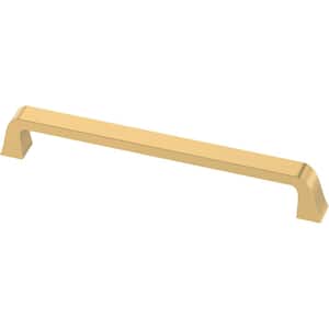 Classic Bell 6-5/16 in. (160 mm) Classic Modern Gold Cabinet Drawer Bar Pull
