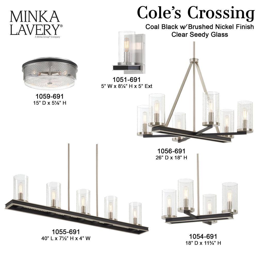 Contemporary Brushed Nickel 4-Light Glass Pendant
