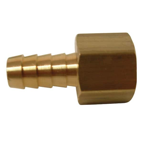 Everbilt 3/8 in. Barb x 3/8 in. FIP Brass Adapter Fitting