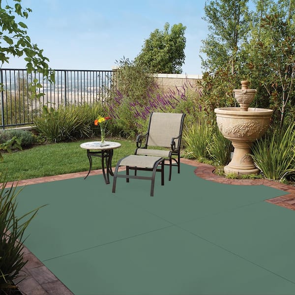 1 gal. #PFC-44 Green Adirondack Solid Color Flat Interior/Exterior Concrete Stain