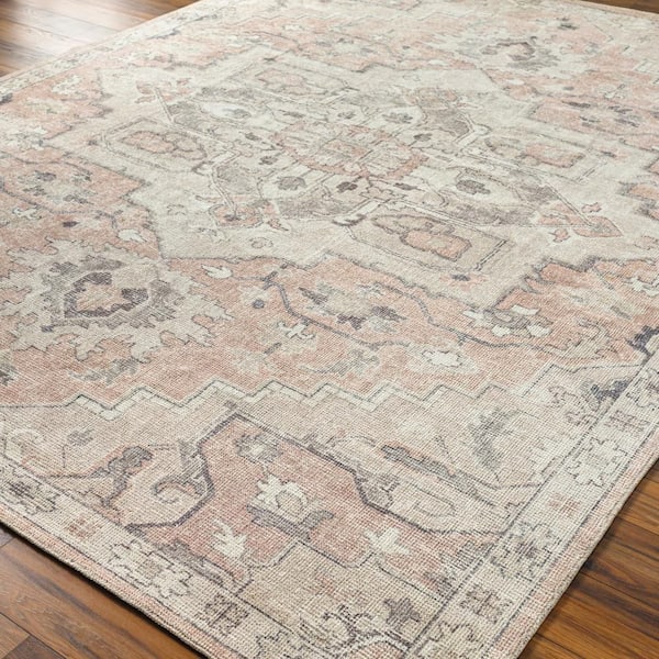 Becki Owens Elle Taupe Oriental 4 ft. x 6 ft. Indoor Area Rug