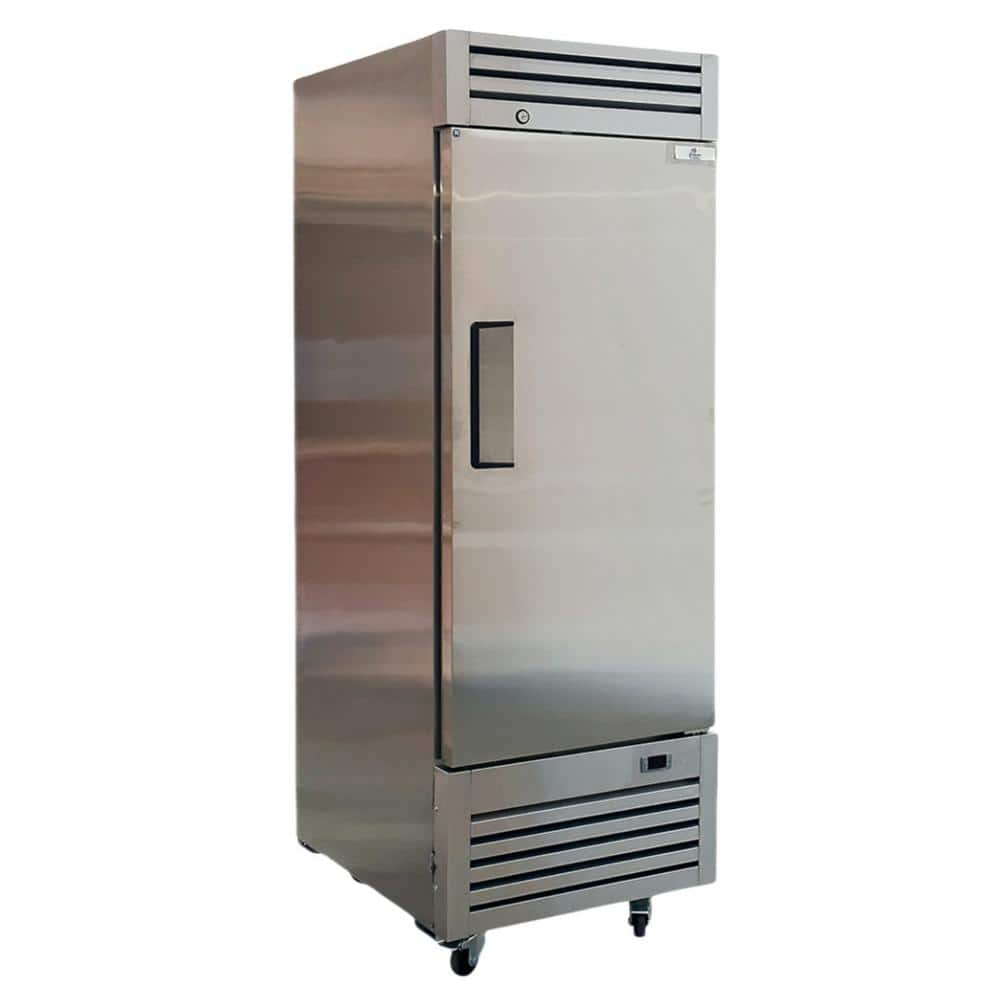 27.5 in. W 23 cu. ft. Commercial Upright Reach-in Refrigerator in Stainless Steel
