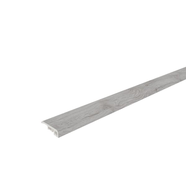 Everlux Premium Flooring Camila Rustic Gray 0.39 in. T x 1.38 in. W x 94.5 in. L Reducer Molding