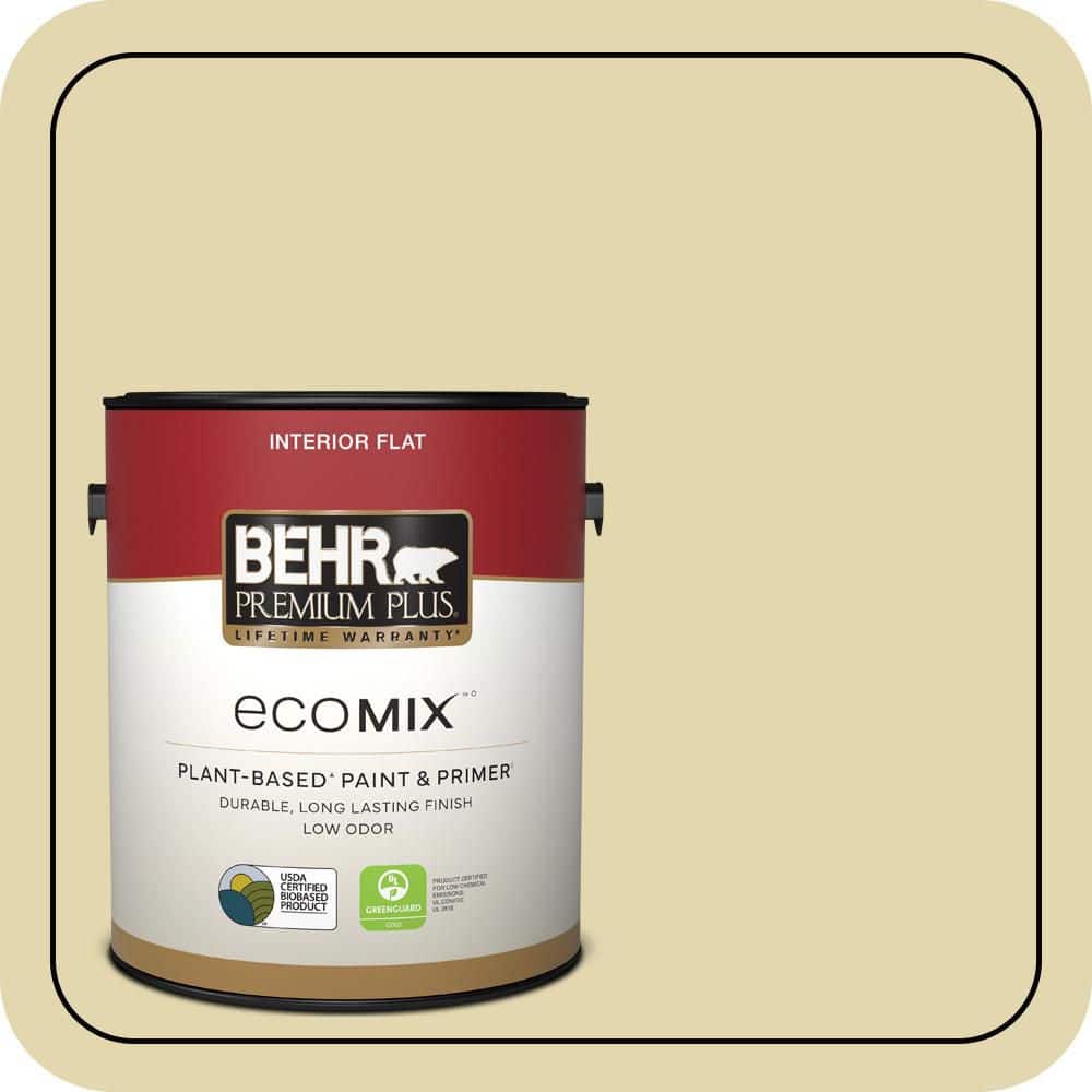 1 gal. #M310-3 Champagne Cocktail Flat EcoMix Plant-Based Interior Paint & Primer price history on PriceWatchPro