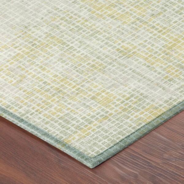 Chantille Machine Washable Indoor/Outdoor Abstract ACN2856 Ivory 10 ft. x 14 ft. Area Rug