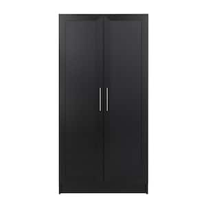 72 in. H Black Steel Storage Cabinet with 2-Doors and 4-Adjustable Shelves  Lockable Tall Cabinet XS-W1505S00001 - The Home Depot