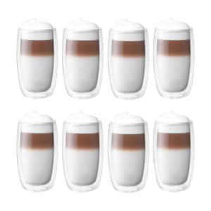 Sorrento 8-pc Double-Wall Glass Latte Cup Set
