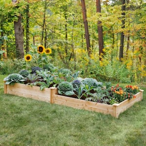 4 ft. x 8 ft. x 10.5 in. Original Cedar Raised Garden Bed