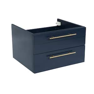 Lucera 23.20 in. W Wall Hung Bath Vanity Cabinet Only in Royal Blue