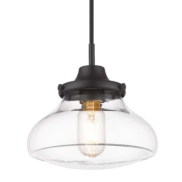 https://images.thdstatic.com/productImages/efec81be-e181-5c78-8a92-b183cbdc4537/svn/matte-black-golden-lighting-pendant-lights-3419-s-blk-clr-64_600.jpg