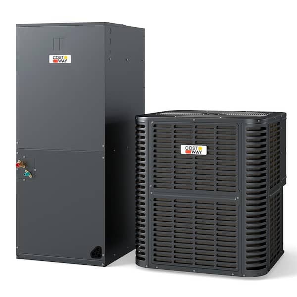 4 to 5 Ton 17-17.5 SEER2 Central Air Conditioner with Air Handler Unit 208/230V