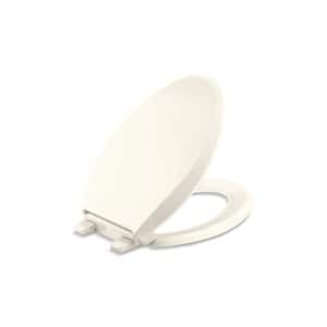 Cachet Elongated Closed Front Toilet Seat in Biscuit