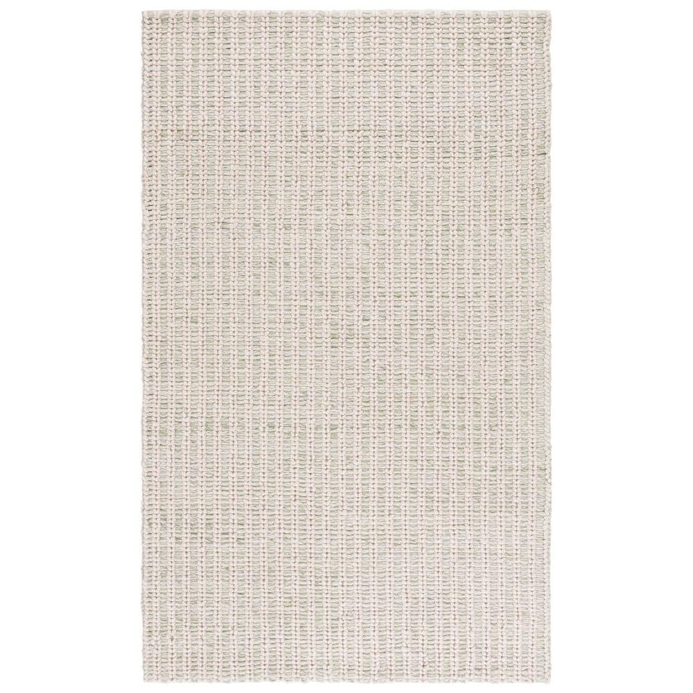 Manhattan 3 ft. x 5 ft. Ivory/Sage Striped Marle Area Rug price history on PriceWatchPro