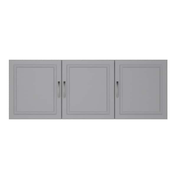 Ameriwood Home Trailwinds 54 in. Ashen Gray Wall Cabinet