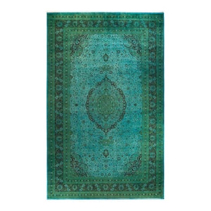 Blue 10 ft. 2 in. x 16 ft. 4 in. Fine Vibrance One-of-a-Kind Hand-Knotted Area Rug