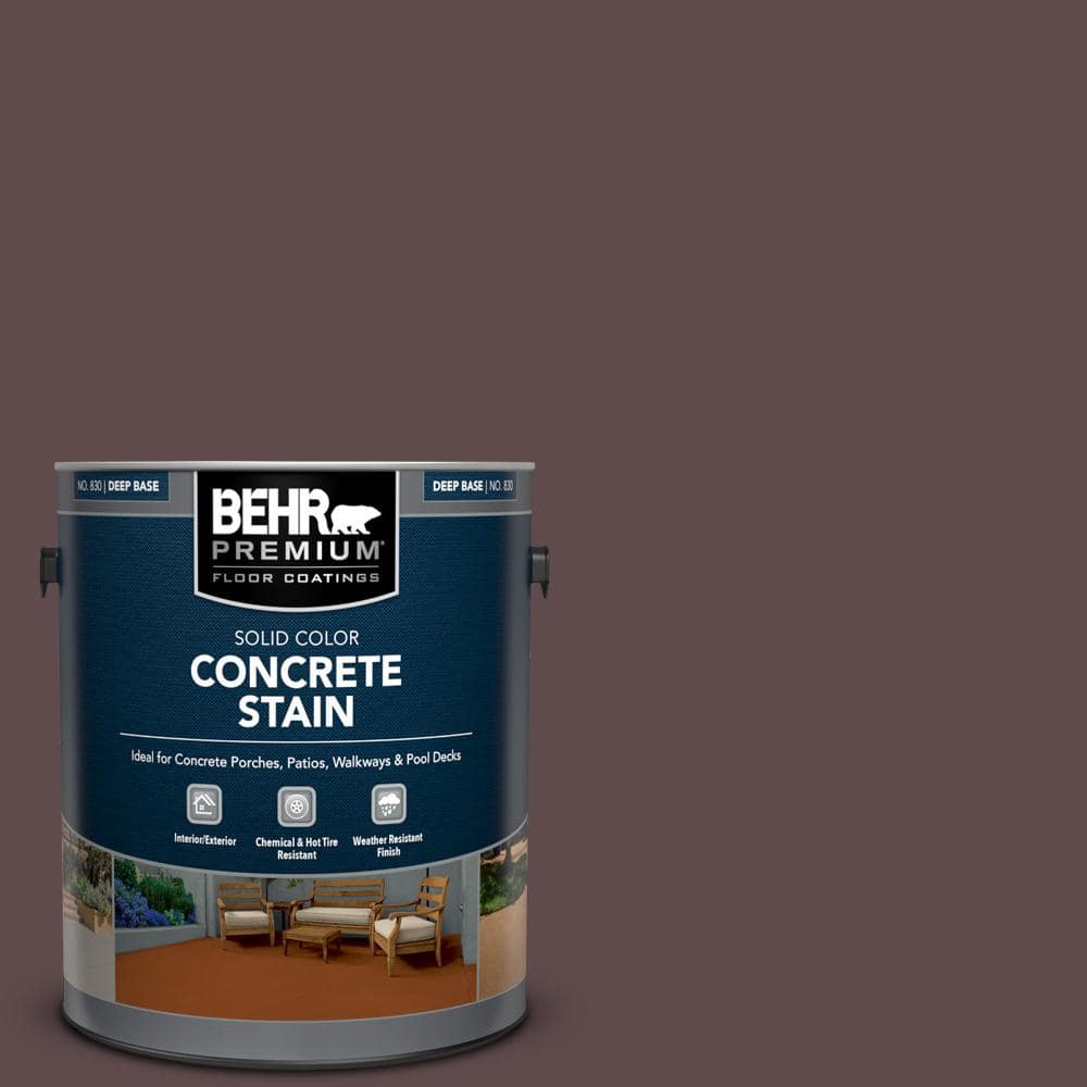 1 gal. #PFC-05 Cafe Iruna Solid Color Flat Interior/Exterior Concrete Stain