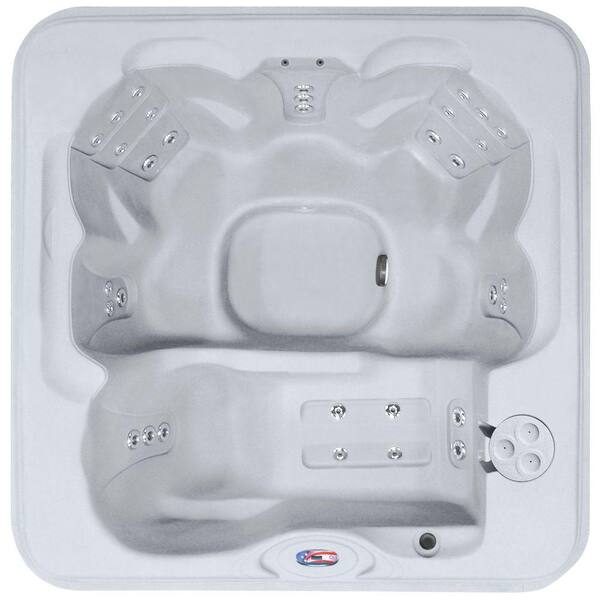 American Spas Sahara 6-Person 30-Jet Lounger Spa with Easy Plug -N-Play and Two Port LED Waterfalls