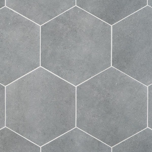 Ivy Hill Tile Klyda Graphite 4 in. x 0.31 in. Matte Porcelain Tile