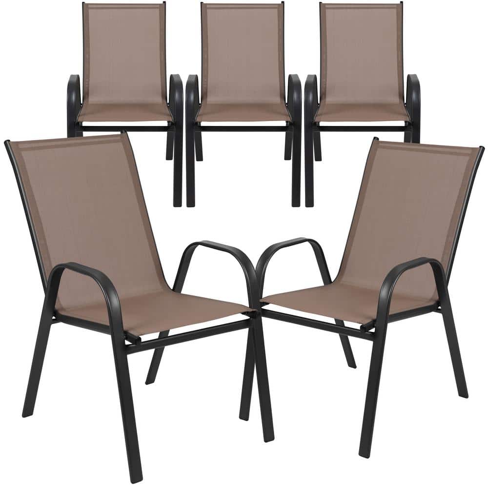 Brown Outdoor Dining Chair (5-Pack) price history on PriceWatchPro