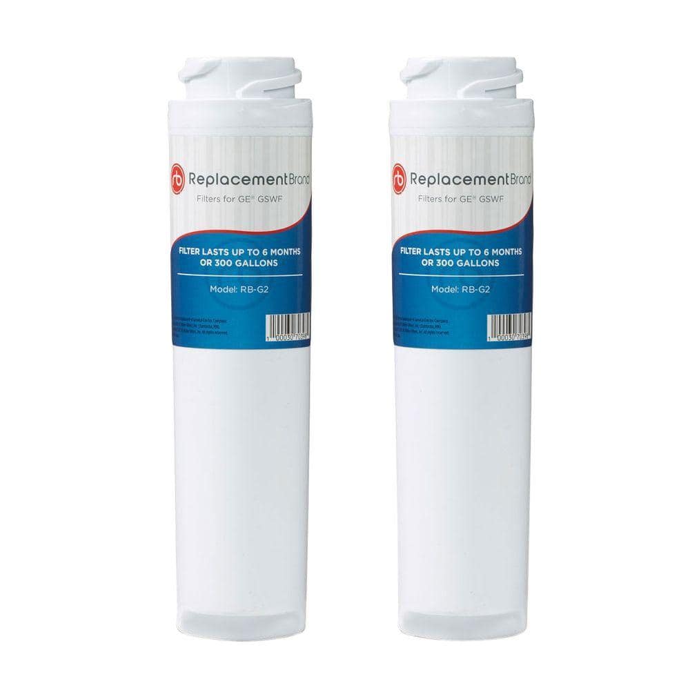 ReplacementBrand GSWF Comparable Refrigerator Water Filter (2-Pack) -  RB_G2_2_PACK