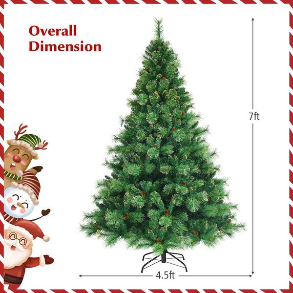 希少激レア品【Kim Songhe】X'mas Tree Glitzhome 11-ft Pre-lit Slim Flocked Artificial Christmas