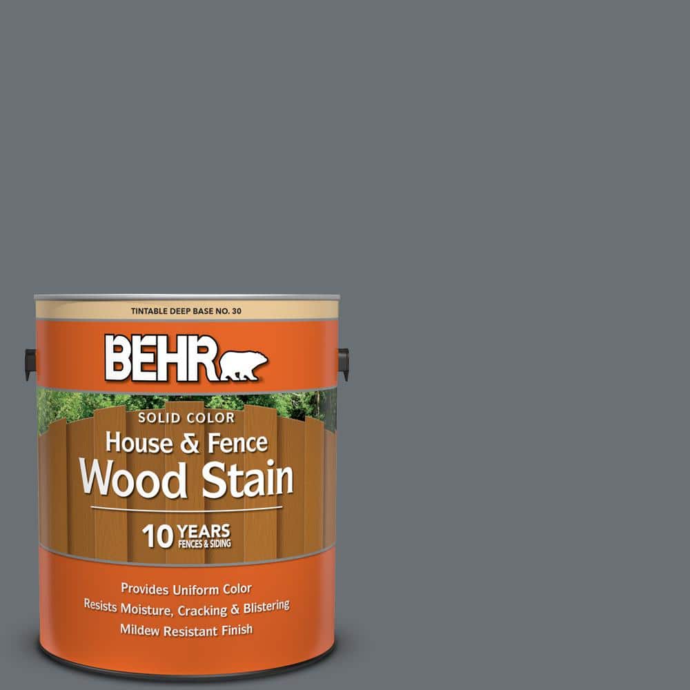 1 gal. #PPU18-03 Antique Tin Solid Color House and Fence Exterior Wood Stai
