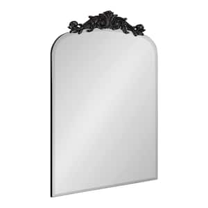 Arendahl 20.00 in. W x 30.00 in. H Black Arch Classic Framed Decorative Wall Mirror