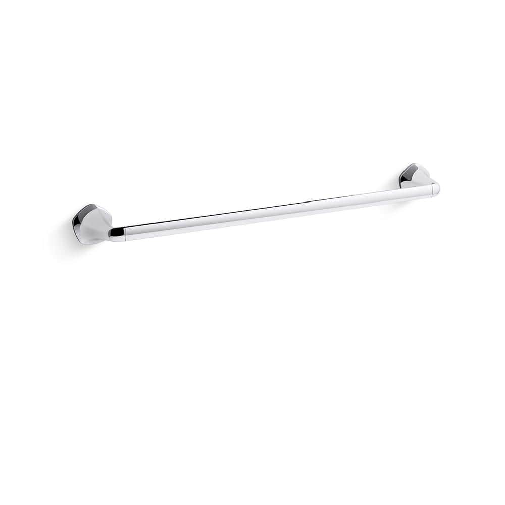 Sundae 24 in. Wall Mounted Towel Bar in Polished Chrome
