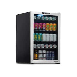 21 in. 160 Can Cooler Beverage Freestanding with SplitShelf and Precision Digital Thermostat
