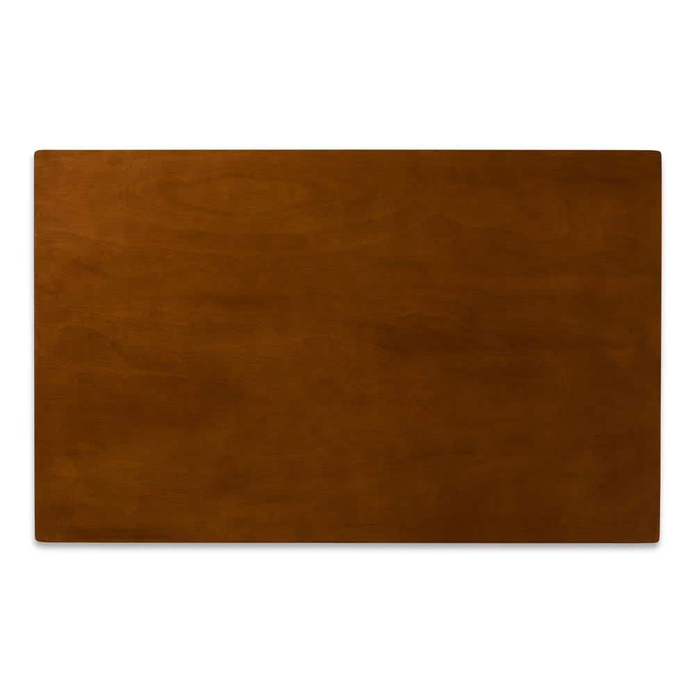 Walnut Brown 48" Transitional Wood Dining Table for Four
